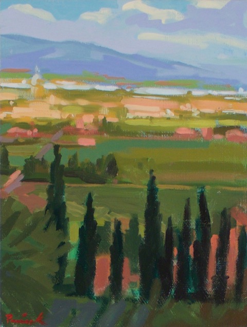 Assisi View painting