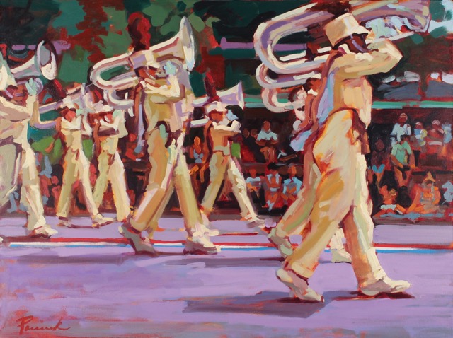 marching band painting